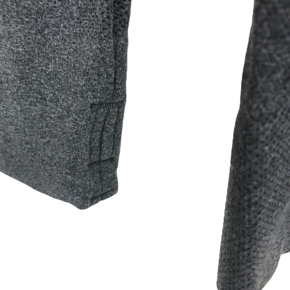 Zyia Active Top Performance Tee Womens Small Athletic Yoga Long Sleeve Gray Gym - Picture 4 of 7